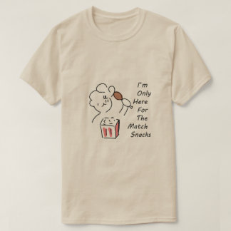 シリー・フットボール・ファン・フーディー - 私はただここに... Tシャツ