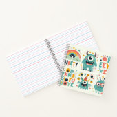 シリー モンスター パレード – カラフルなクリーチャーのカオス ノートブック (内部)