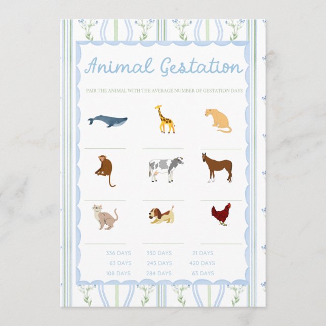 シリー・リトル・グース ベイビーシャワーのゲーム (正面)