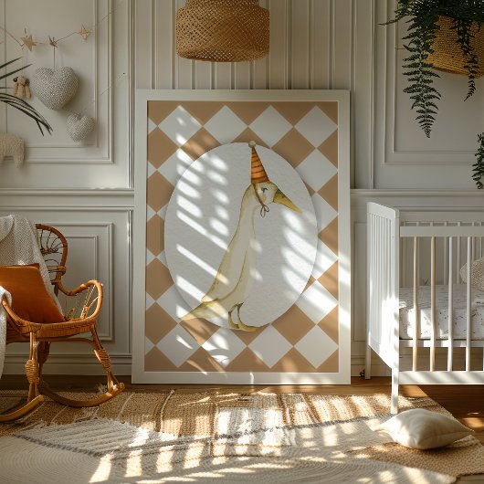 シリ―・グース ニュートラル ぬりえ ウォール プリント