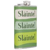 シルアイリッシュグッドヘルス聖パトリックの日グリーン フラスク (右)