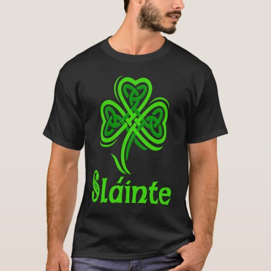 シルアイリッシュ応援グッドヘルスSt patricks dayS Tシャツ (正面)