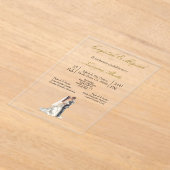 シルウエタデノヴィエノヴィオ アクリル招待状 (レイダウン)