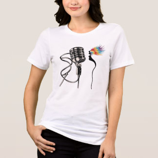 シルエエレガントットシンガー トライブレンドTシャツ