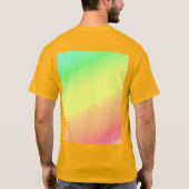 シルエカラフルッ素晴らしトアスリート Tシャツ (裏面)