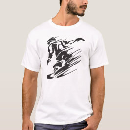 シルエクールットスノーボードマウンテンTシャツ Tシャツ