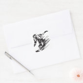 シルエックールトスノーボーディングマウンテンシール スクエアシール (封筒)