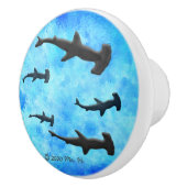 シルエットになったサメの群れ|過去記事 セラミックノブ (右)