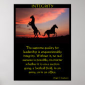 シルエットに2本の黒い牡獅子 ポスター (正面)