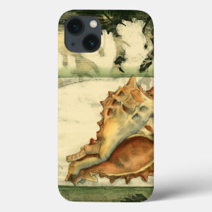 シルエットのコンシュの貝 iPhone 13ケース