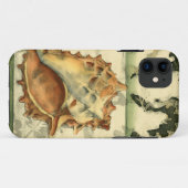 シルエットのコンシュの貝 Case-Mate iPhoneケース (裏面(横))