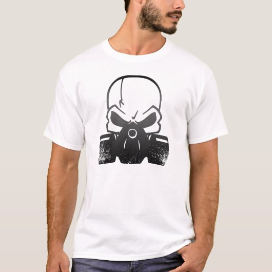 シルエットのスカル Tシャツ (正面)