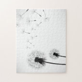 シルエットのタンポポ ジグソーパズル (縦)