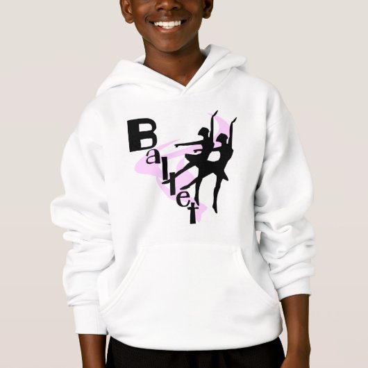 シルエットのバレエのTシャツおよびギフト (正面)