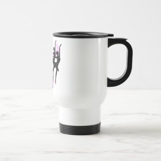 シルエットのバレエのTシャツおよびギフト トラベルマグ (右)