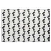 シルエットのポストのペリカン ファブリック (ファットクウォーター)