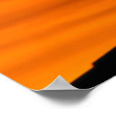 シルエットの五重塔 ポスター (角)