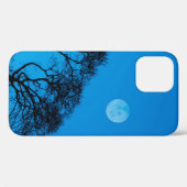 シルエットの木と満月Case-Mate iPhone c Case-Mate iPhoneケース (裏面 (横))