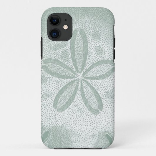 シルエットの砂ドル Case-Mate iPhoneケース (裏面)