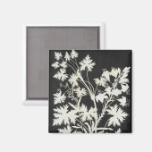 シルエットの花 マグネット (正面/裏面)
