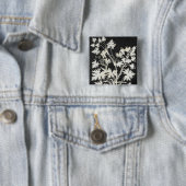 シルエットの花 缶バッジ (インサイチュ)