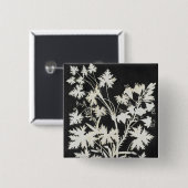 シルエットの花 缶バッジ (正面&裏面)