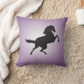 シルエットの馬 クッション (ブランケット)