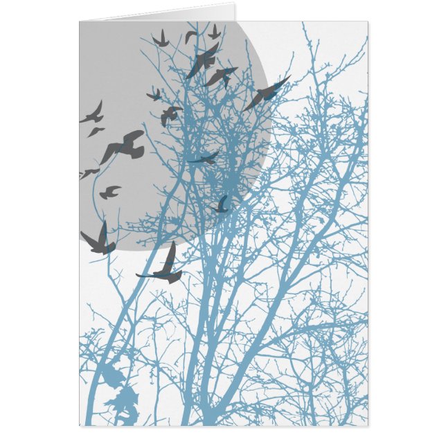 シルエットの鳥 (正面)