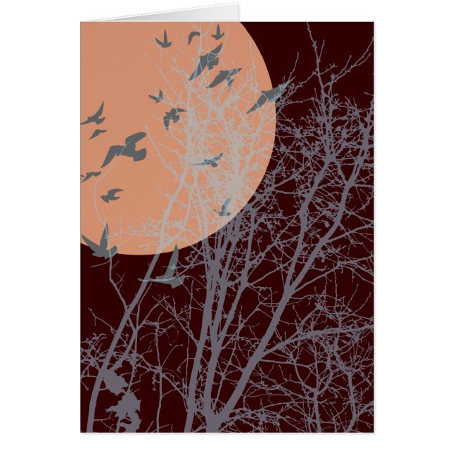 シルエットの鳥 (正面)