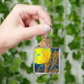 シルエットの鳥 キーホルダー (手)