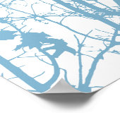 シルエットの鳥 ポスター (角)