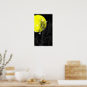 シルエットの鳥 ポスター (キッチン)