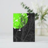 シルエットの鳥 ポストカード (スタンド正面)