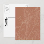 シルエットの鳥 ポストカード (正面/裏面)