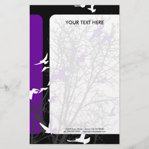 シルエットの鳥 便箋