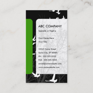 シルエットの鳥 名刺