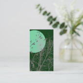 シルエットの鳥 名刺 (スタンド正面)