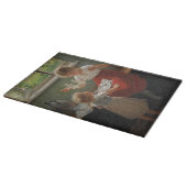 シルエットを作る子ども(かわいい遊子ども) カッティングボード (角)