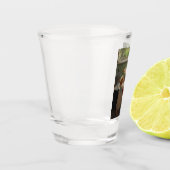 シルエットを作る子ども(かわいい遊子ども) ショットグラス (左)