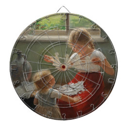 シルエットを作る子ども(かわいい遊子ども) ダーツボード