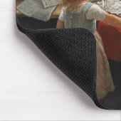 シルエットを作る子ども(かわいい遊子ども) マウスパッド (コーナー)