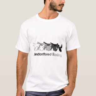シルエットを競争させるStandardbred Tシャツ