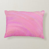 シルエットアニマルカモフラージピンク アクセントクッション (裏面)