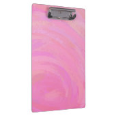シルエットアニマルカモフラージピンク クリップボード (右)
