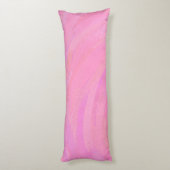 シルエットアニマルカモフラージピンク ボディピロー (裏面 (縦))