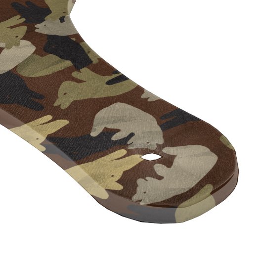 シルエットアニマルカモフラージブラウン カッティングボード (角)