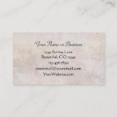 シルエットウマ放牧ビジネスまたはパーソナル コーリングカード (裏面)