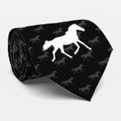 シルエットウマ – ブラックタイ ネクタイ (ロール)