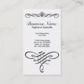 シルエットエレガント花嫁 名刺 (裏面)