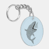 シルエットオルカ キーホルダー (正面左)